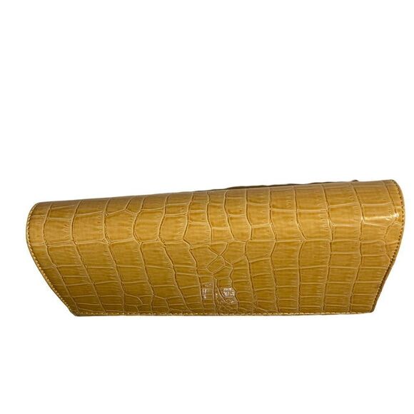 Clutch purse/bag, evening bag, Yellow, with 2 straps,New Without Tags - Picture 2 of 13